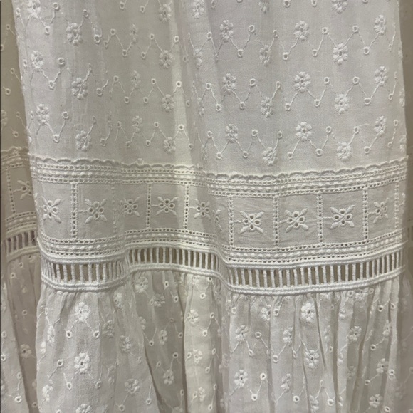 SPELL Daisy Chain White Eyelet Maxi Skirt - Medium - Picture 6 of 6